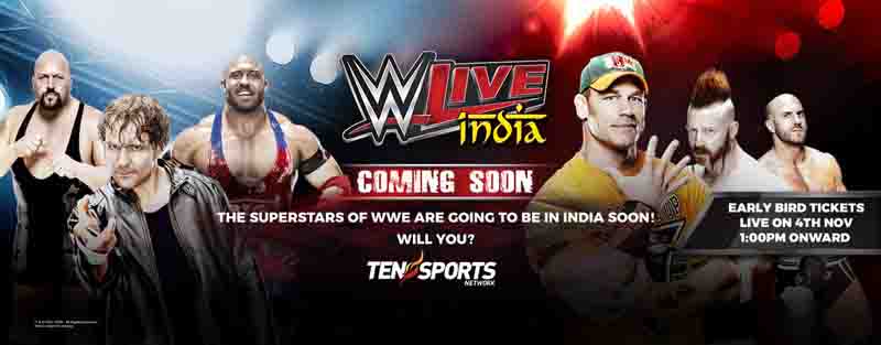 Complete schedule of WWE Live India tour 2016