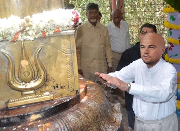 Leonardo Dicaprio offers prayers to Tirupati Balaji