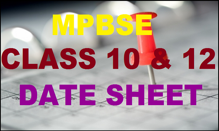 MP Board Class 10 & 12 Date Sheet 2016 Released: Check Here @ mpbse.nic.in