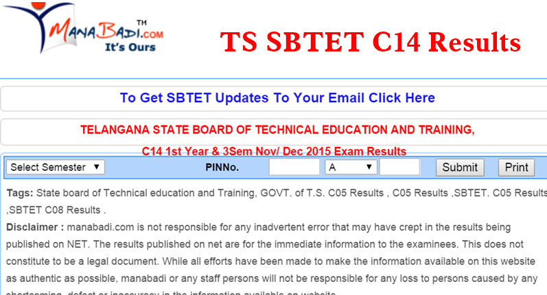 ts sbtet c14 results 2015