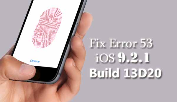 Apple releases iOS 9.2.1 patch to fix iPhones bricked by Error 53