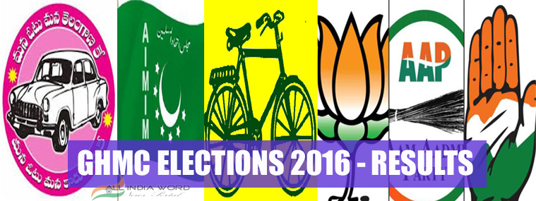 GHMC Election Results 2016 Live Counting Updates Rounds Wise, Winners List Ward Wise