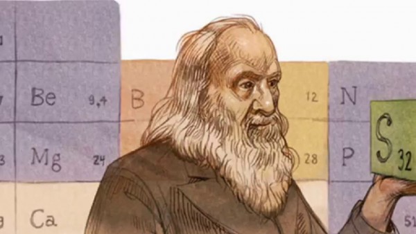 Google doodle  Honours Periodic Table Creator Dmitri Mendeleev on his 182 birthday