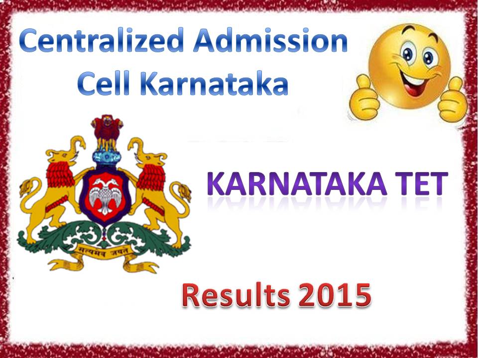 Karnataka TET Results 2015