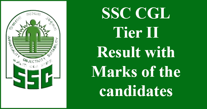 SSC CGL 2015 Tier II result