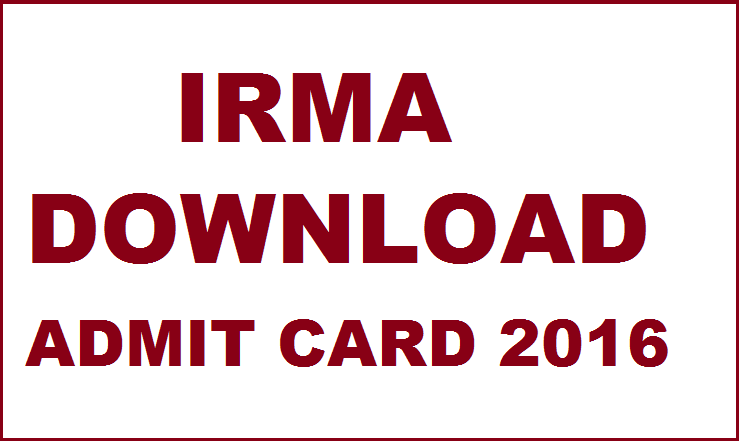 IRMA Results 2016| Check Selected Candidates List on 24th Feb @ irma.ac.in