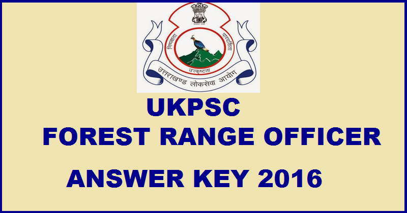 UKPSC FRO Prelims Answer Key