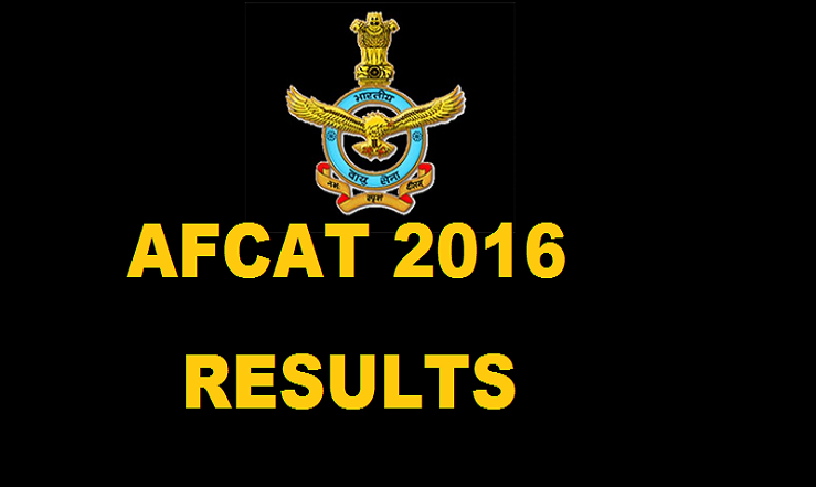 AFCAT Result 2016| Check AFCAT 1 Selected Candidates List @ careerairforce.nic.in