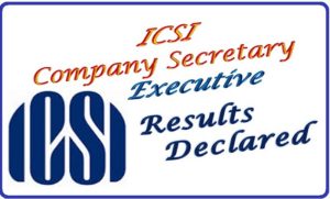 ICSI CS Executive & Professional Results 2016