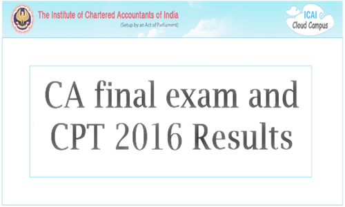 CA Final Exam Results 2016
