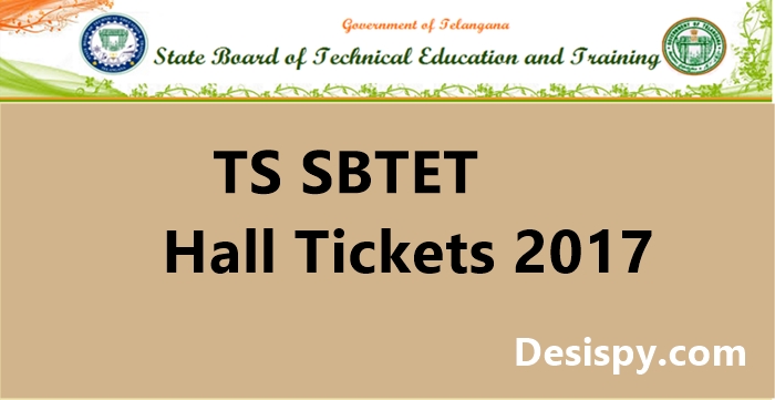 TS SBTET Hall Tickets 2017