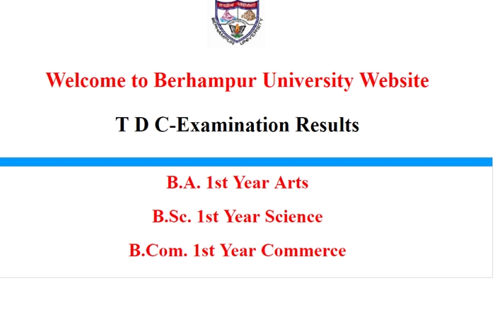 Berhampur University UG 1st Year Results 2017