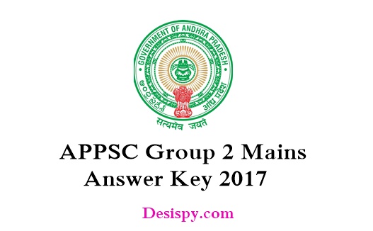 APPSC Group 2 Mains Answer Key 2017