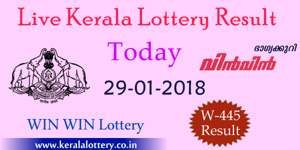 Win Win W 445 Lottery Results, Winners List PDF