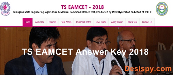 TS EAMCET Answer Key 2018