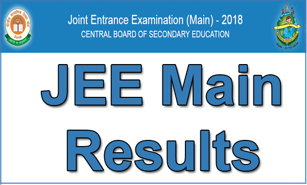JEE Main Result 2018