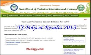 Ts Polycet Results 2019