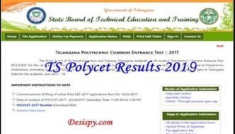 Ts Polycet Results 2019
